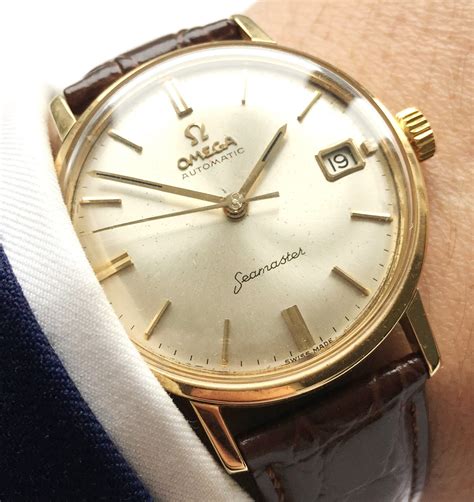 omega automatic seamaster gold